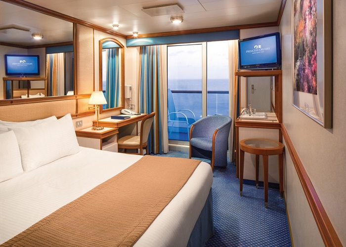 Phòng ngủ sang chảnh, hiện đại trên du thuyền