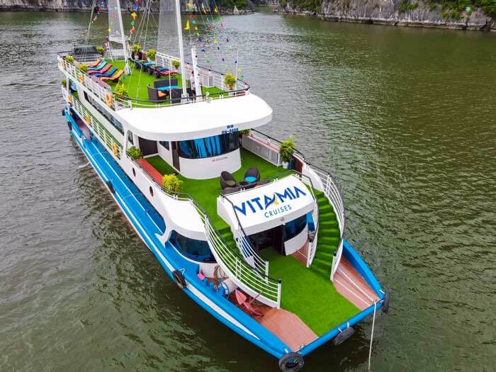tour du thuyền Vita Mia Hạ Long