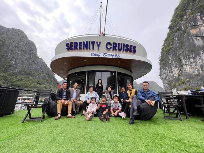 tour du thuyền Serenity Cruises
