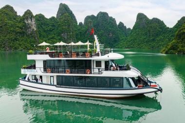 Tour du thuyền 5* Pamela Cruises 1N thăm Vịnh Hạ Long