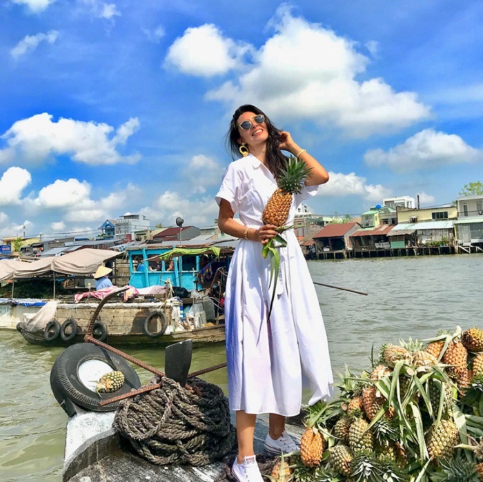 Tham quan các địa điểm trong tour du thuyền sông Mekong