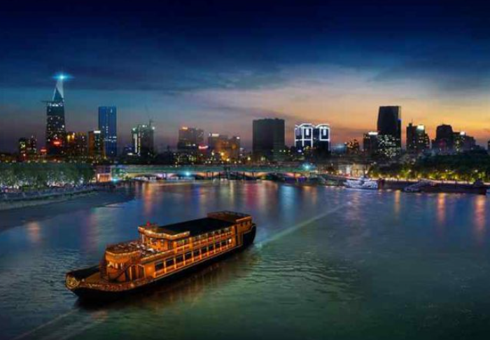 du thuyền nhà hàng nổi tiếng Sài Gòn