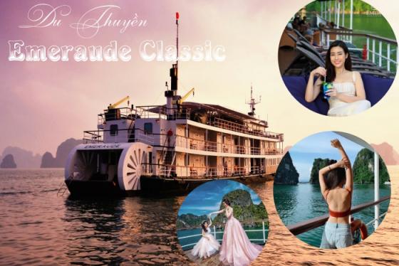 Check-in du thuyền Emeraude Classic con tàu kiến trúc Pháp giữa lòng Hạ Long 