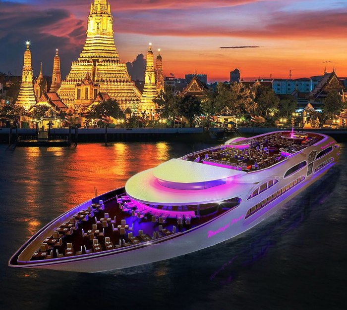Grand Pearl Cruise là chiếc du thuyền trên sông Chao Phraya sang trọng 