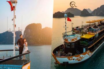 Check-in du thuyền Nostalgia mê mẩn nét cổ kính lãng mạn của xứ Huế giữa lòng Hạ Long