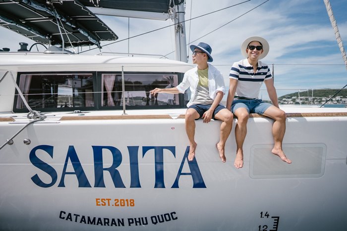 du thuyền Catamaran Sarita Phú Quốc 