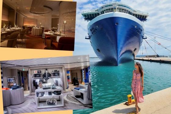 Check-in du thuyền Celebrity Beyond mua sắm và thưởng thức ẩm thực và trải nghiệm mua sắm xa xỉ bậc nhất 