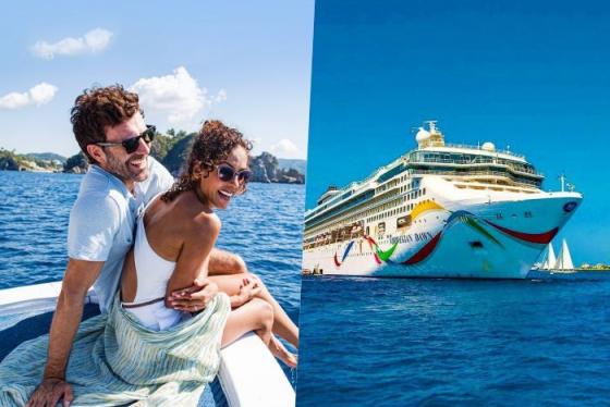 Check-in du thuyền Norwegian Dawn tận hưởng không gian giải trí bùng nổ