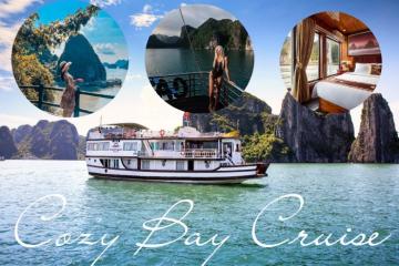 Check-in du thuyền Cozy Bay Cruise tận hưởng kỳ nghỉ giữa không gian cổ điển trên vịnh Hạ Long 