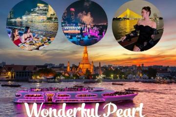 Du lịch Thái Lan trải nghiệm Wonderful Pearl du thuyền HOT nhất trên sông Chao 